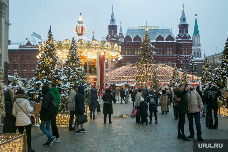 Новогодняя Москва. Москва., новогодняя елка, город москва, кремль, манежная площадь, гим, новый год, иллюминация, манежка, государственный исторический музей
