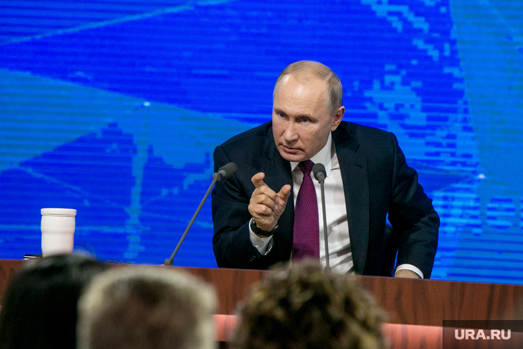 Пресс-конференция Президента России Владимира Путина. Москва, портрет, путин владимир