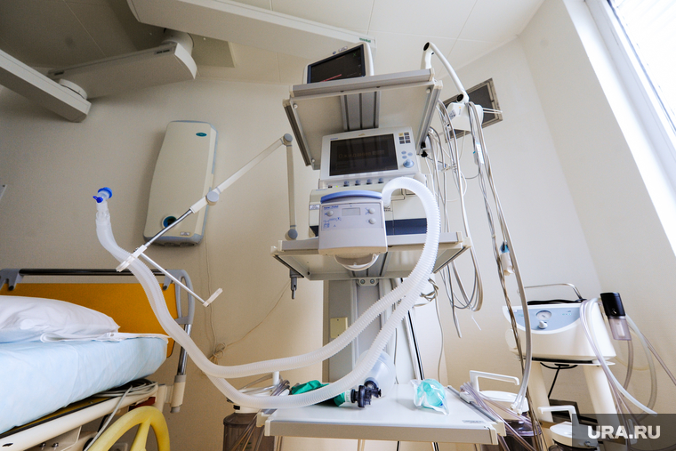 Аппарат искусственной вентиляции легких в Челябинском федеральном центре сердечно-сосудистой хирургии (кардиоцентре). Челябинск, минздрав, реанимация, здоровье, медицина, ивл, аппарат искусственной вентиляции легких, аппарат ивл, коронавирус
