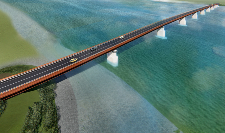 Мост через Пур начали строить в 2018 году