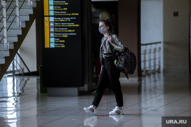 Аэропорт Кольцово во время пандемии коронавируса. Екатеринбург, аэропорт кольцово, пассажир, эпидемия, covid19, коронавирус, пандемия коронавируса