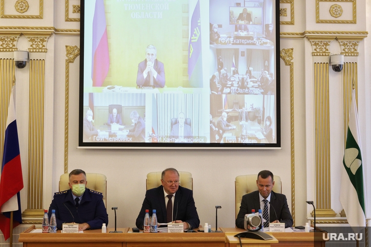 Полпред Президента РФ в УрФО Николай Цуканов на заседании правительства. Курган, шумков вадим, ткачев игорь, вкс, цуканов николай