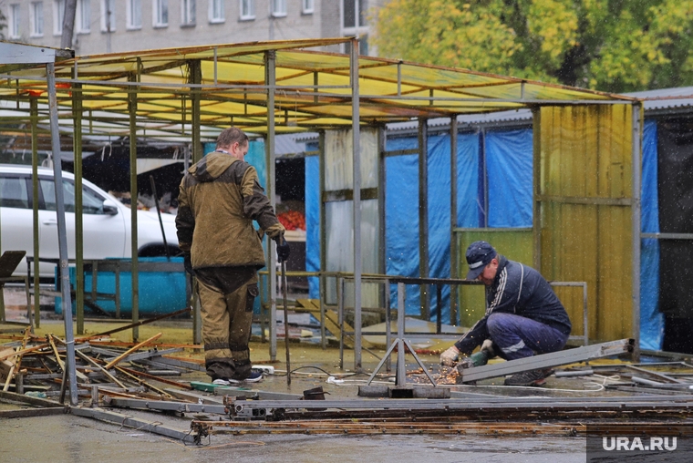 В Кургане идет реконструкция Некрасовской ярмарки