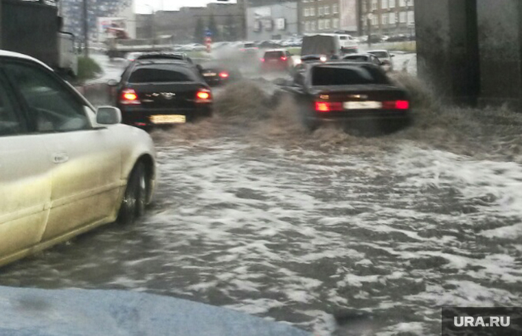 Ливень. Челябинск., потоп