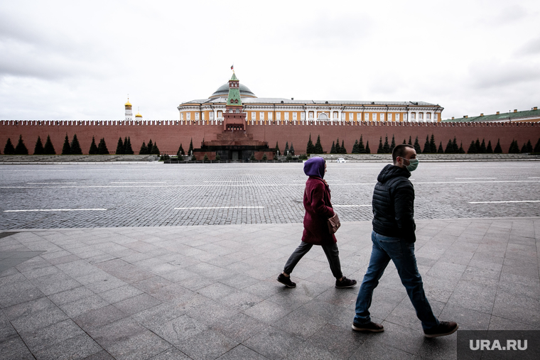 Москва во время объявленного режима самоизоляции. Москва, мавзолей, кремль, красная площадь, москва