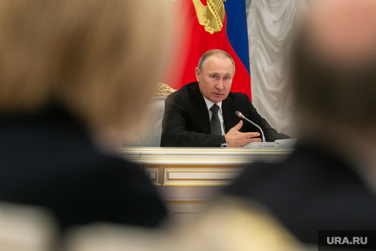 Встреча Владимира Путина с рабочей группой по внесению поправок в Конституцию РФ. Москва, путин владимир