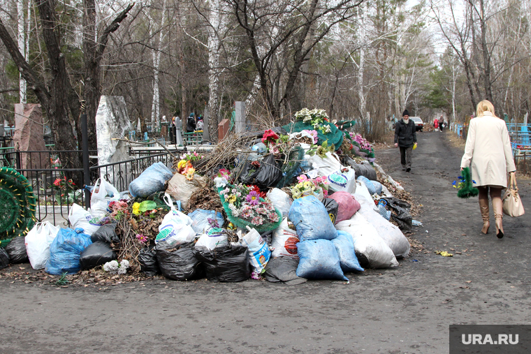 Городские кладбища
Курган, мусор, кладбище рябково, свалка