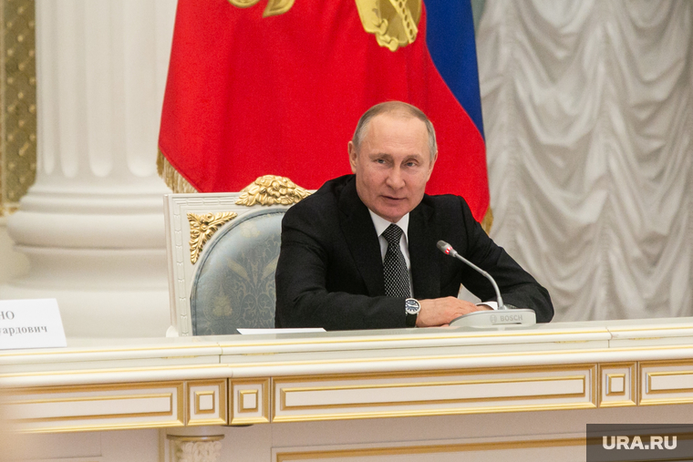 Встреча Владимира Путина с рабочей группой по внесению поправок в Конституцию РФ. Москва, путин владимир