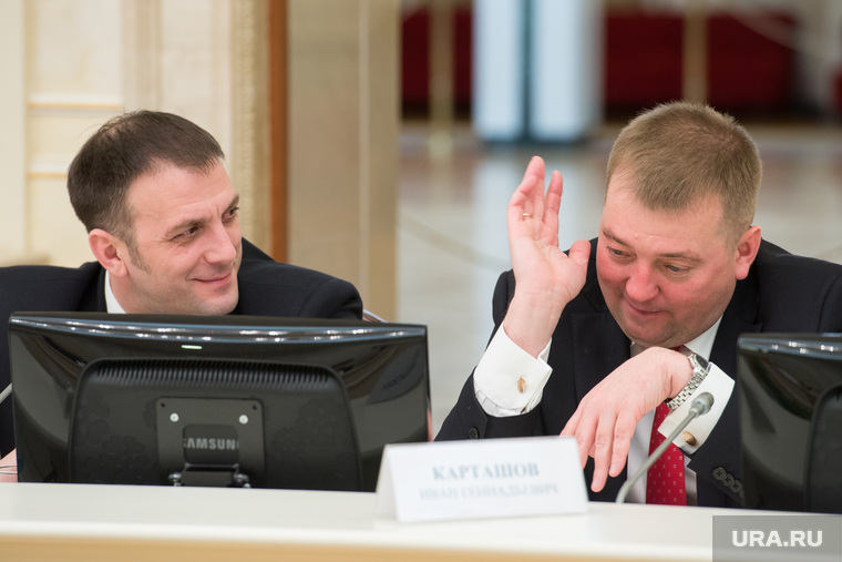 Встреча губернатора с победителями выборов в гордуму Режа. Екатеринбург, копалов алексей, карташев иван