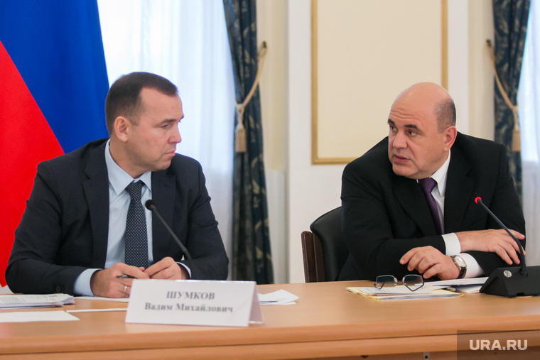 Михаил Мишустин на встрече с членами Совета по стратегическому развитию Курганской области. Курган, шумков вадим, мишустин михаил
