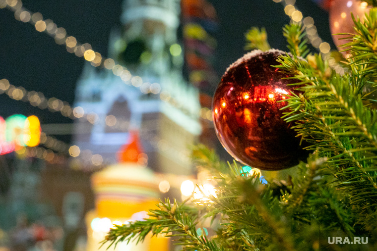 Новогодняя ярмарка на Красной Площади. Москва, новый год, елочные игрушки