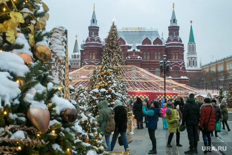 Новогодняя Москва. Москва., новогодняя елка, кремль, манежная площадь, гим, новый год, иллюминация, манежка, государственный исторический музей