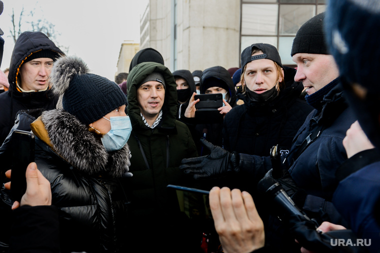 Несанкционированная акция в поддержку оппозиционера. Челябинск , митинг, ворончихин сергей, несогласованная акция