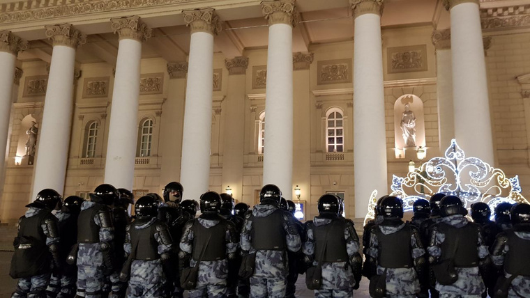 В Москве задержаны более 600 человек