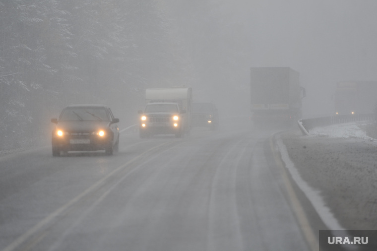 Трасса М5 Дорога Челябинск, снегопад, м5, неблагоприятные метеоусловия, дорога