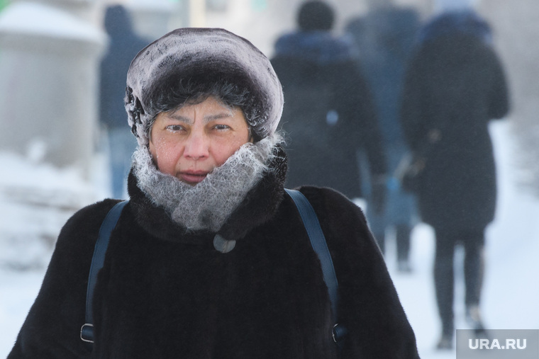 Морозы в Екатеринбурге, мороз, холод, холодная погода