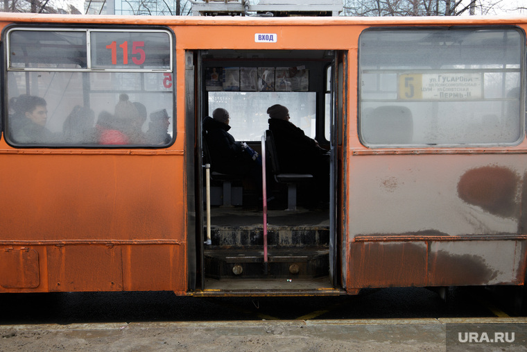 Виды Перми, троллейбус, общественный транспорт