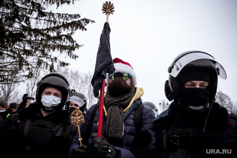 Несанкционированная акция в поддержку оппозиционера. Екатеринбург, митинг, шествие, екатеринбург , несанкционированная акция