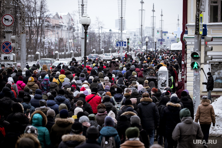 Несанкционированная акция в поддержку оппозиционера. Екатеринбург, митинг, шествие, екатеринбург , несанкционированная акция