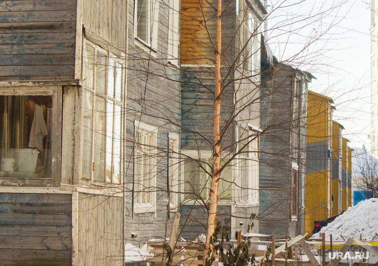 Разное. Ханты-Мансийск, деревяшка, деревянные дома