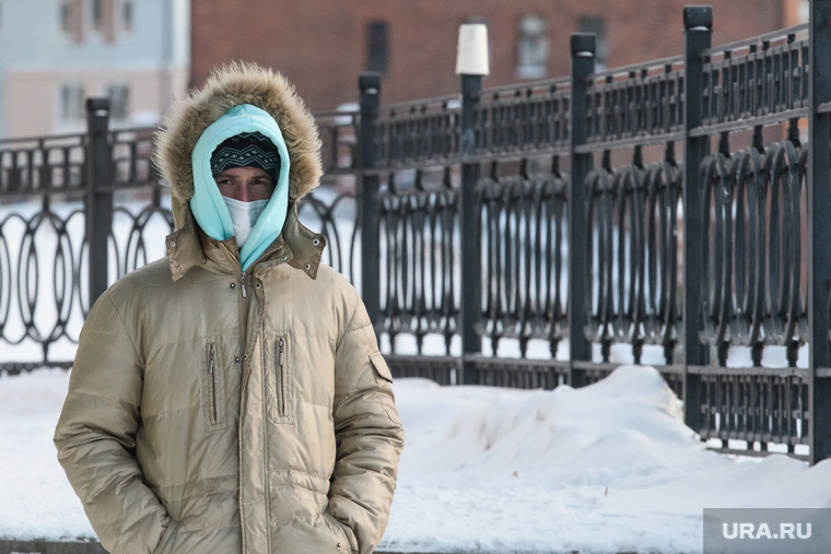 Виды Екатеринбурга, зима, ветер, мороз, холод