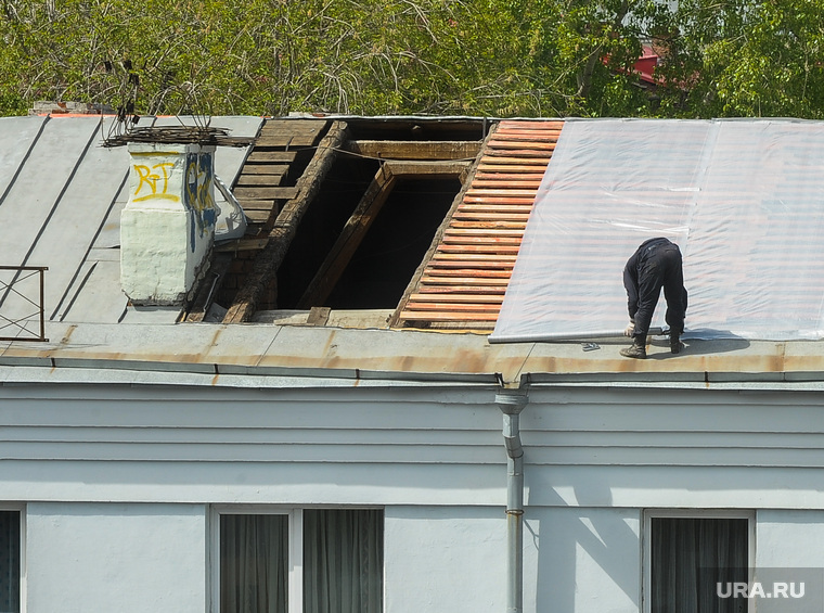 Капитальный ремонт крыши жилого здания. ЖКХ. Челябинск, жкх, капремонт, жилищный фонд
