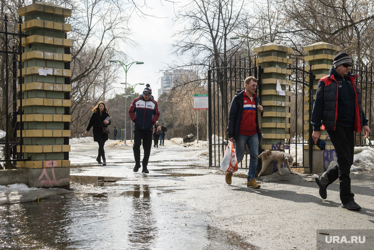 Парк Зеленая роща. Екатеринбург, ворота, выгул собак, парк зеленая роща