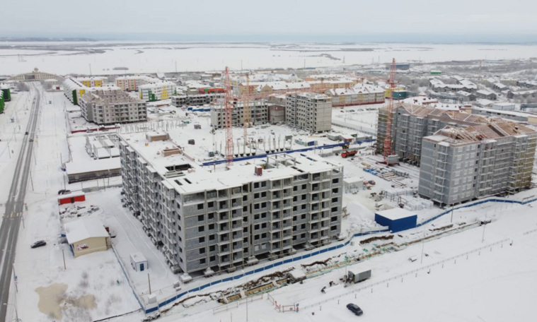Часть квартир в строящемся микрорайоне достанется жителям Газ-Сале