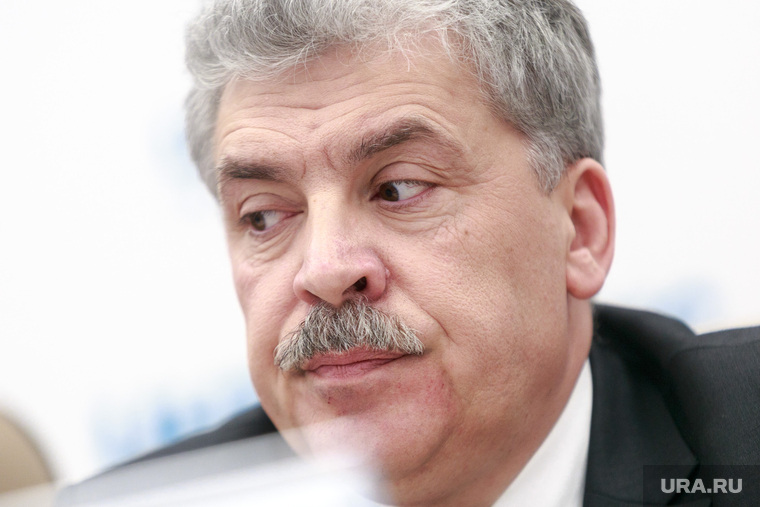 Пресс-конференция с участием Геннадия Зюганова и Павла Грудинина. Москва, грудинин павел