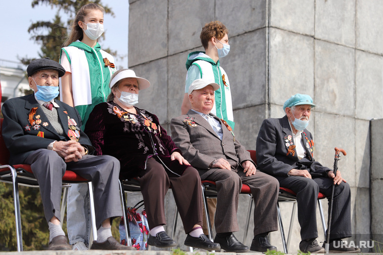 На мероприятии также присутствовали ветераны Великой Отечественной войны