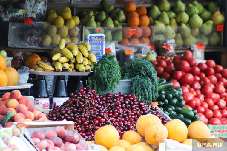 С 15 июня на территории Курганской области вводится обязательный масочный режим. Виды города. Курган, овощи, продукты, фрукты, черешня, овощи фрукты