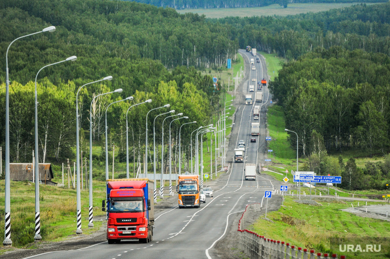 Автодорога М5. Челябинск, фура, м5, автотранспорт, трасса м5, дорога