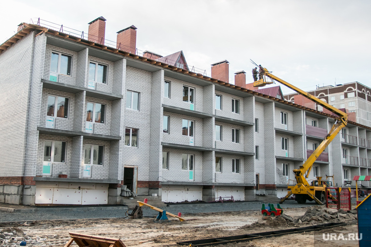 Разное. Курган, строительство дома, новостройки, стройка