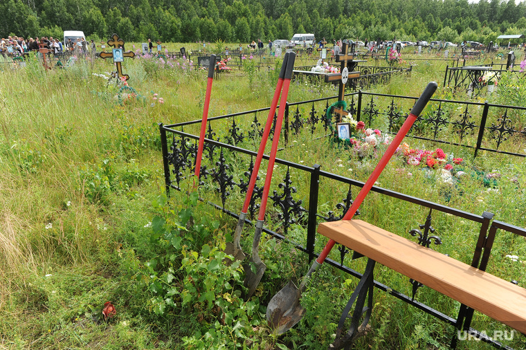 Похороны Вани Котова. Касли, кладбище