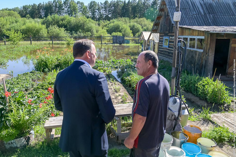 Разлившаяся вода затопила, преимущественно, садовые участки на территории Нижнего Тагила
