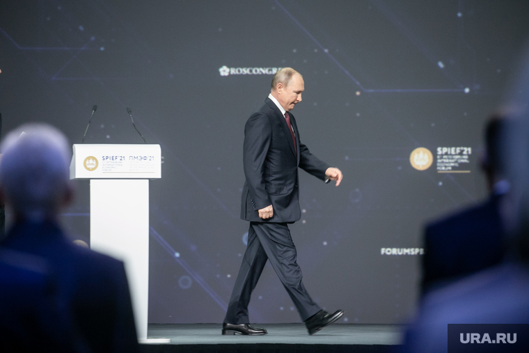 ПМЭФ-2021. Владимир Путин. Санкт-Петербург, путин владимир