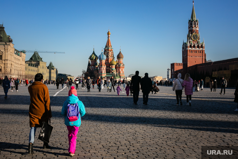 Виды города. Москва, кремль, красная площадь, москва