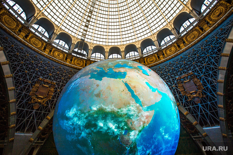 Павильон "Космос" ВДНХ. Москва, купол, космонавтика, земля, земной шар, глобус, павильон космос, аэронавтика