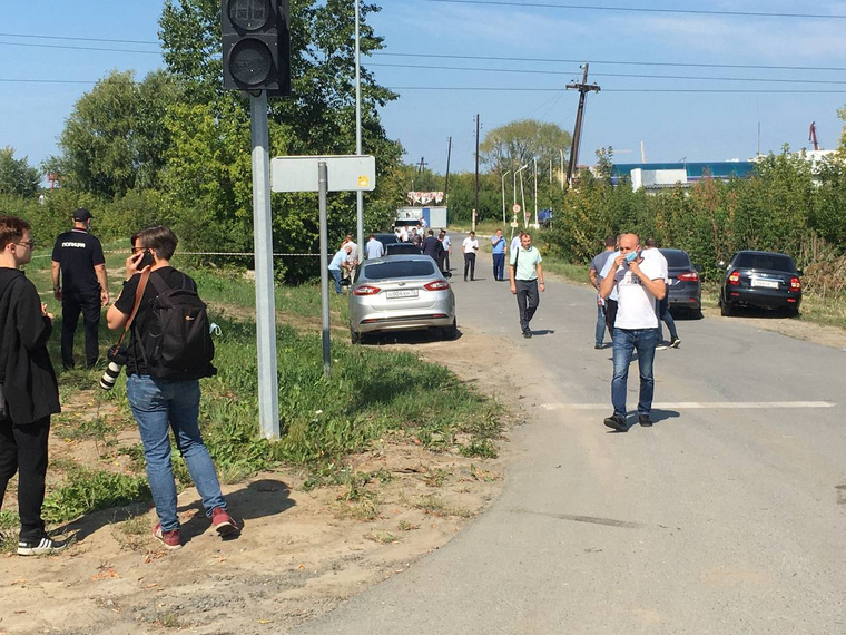 На Лесобазе оцепили место обнаружения трупа