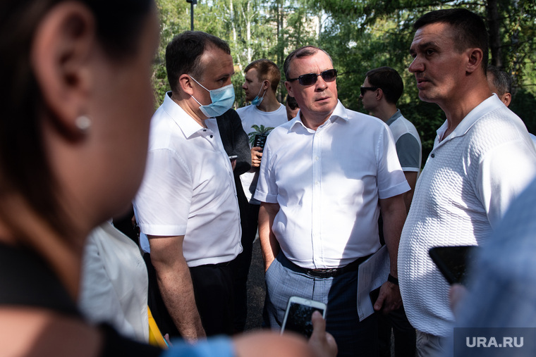 Объезд Главой Екатеринбурга Алексеем Орловым объектов благоустройства города. Екатеринбург, орлов алексей