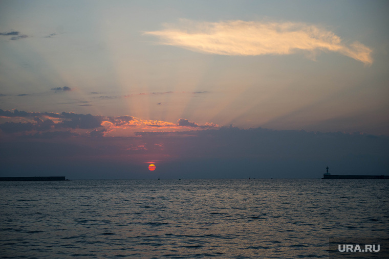 Крым., закат, севастополь, черное море, бухта, отпуск, природа