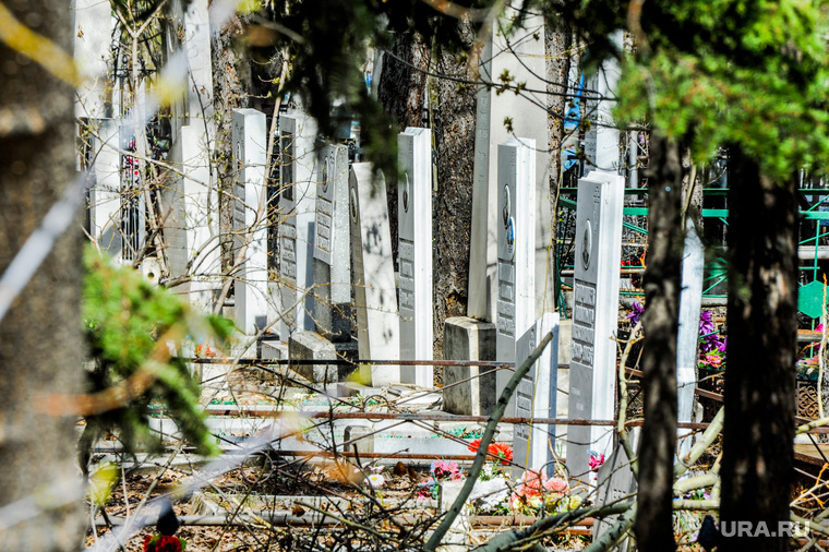 Успенское кладбище перед родительским днем. Челябинск, могила, кладбище