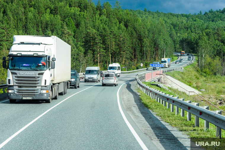 Автодорога М5. Челябинск, фура, м5, автотранспорт, трасса м5, дорога