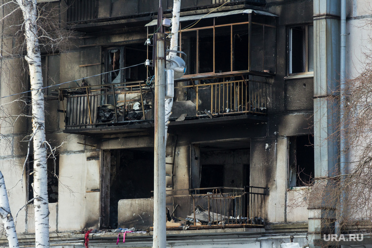 Последствия от взрыва газа в доме № 19 на улице Доменщиков. Магнитогорск