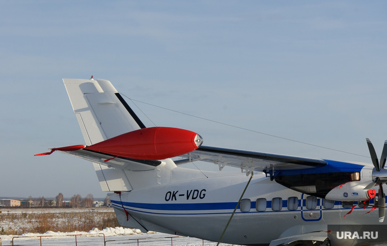 Чешский самолет на УЗГА. ЕКатеринбург, легкая авиация, l-410, аэропорт уктус