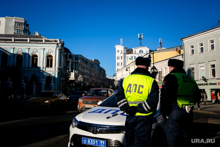 Виды города. Москва, гибдд, дпс, инспектор