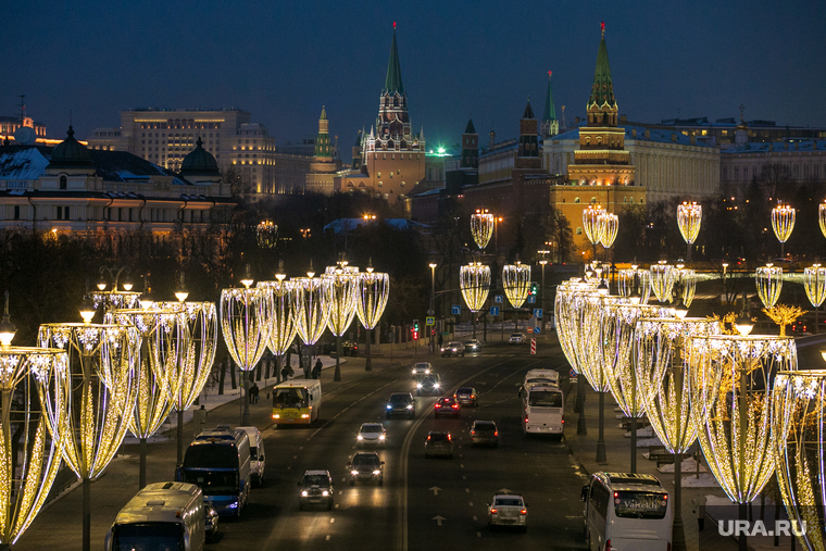 Виды Кремля с Патриаршего моста. Москва, вечерний город, город москва, кремль, пречистенская набережная
