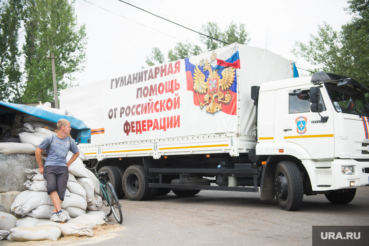 31 конвой гуманитарной помощи из РФ. Донецк, гуманитарная помощь