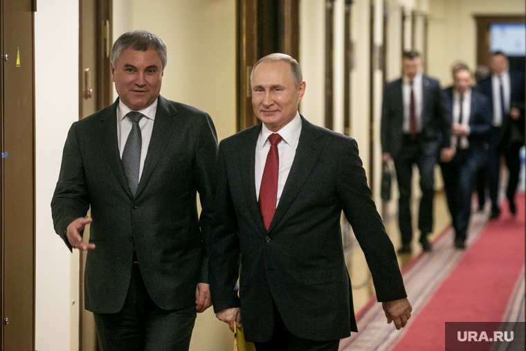 Выступление Владимира Путина перед Госдумой. Москва, путин владимир, володин вячеслав
