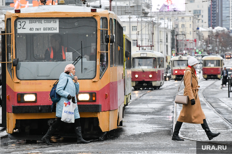 Виды Екатеринбурга, гортранс, общественный транспорт, трамвай, электрический транспорт, маршрут32
